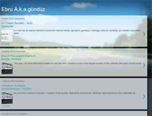 Tablet Screenshot of ebruakagunduz.com